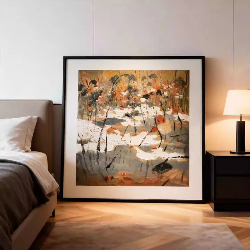Künstlerische strukturierte Leinwand Wandkunst