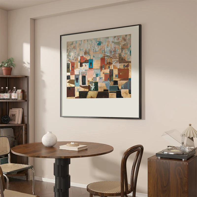 Künstlerisch gerahmte Leinwand Wandkunst