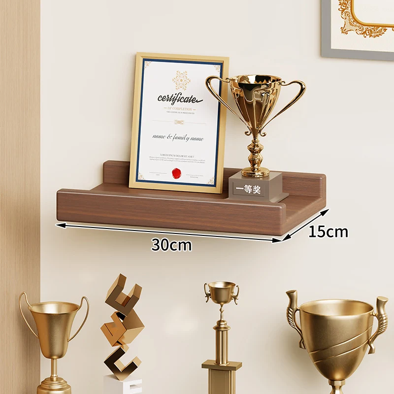 Wandmontierte Schwimmende Display-Regal Lackiertes Hochglanz-MDF