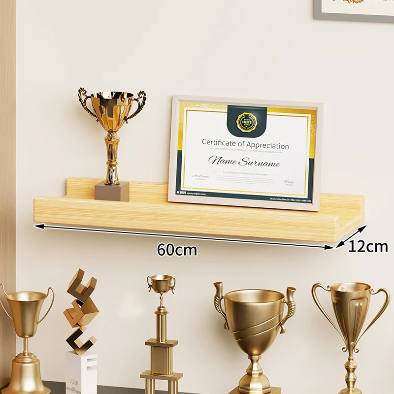 Wandmontierte Schwimmende Display-Regal Lackiertes Hochglanz-MDF