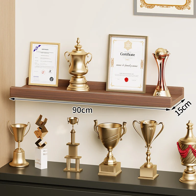Wandmontierte Schwimmende Display-Regal Lackiertes Hochglanz-MDF