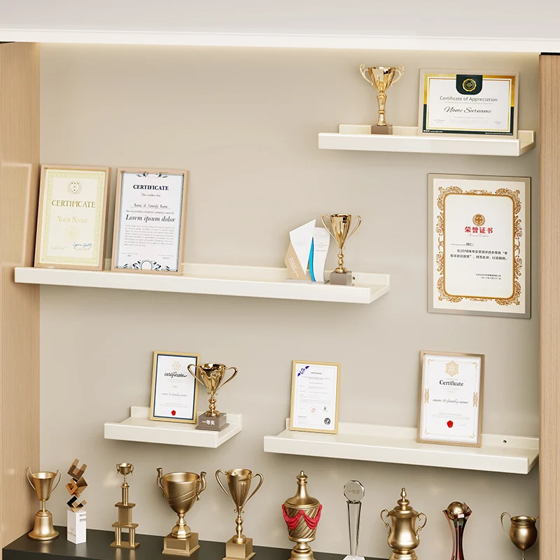 Wandmontierte Schwimmende Display-Regal Lackiertes Hochglanz-MDF