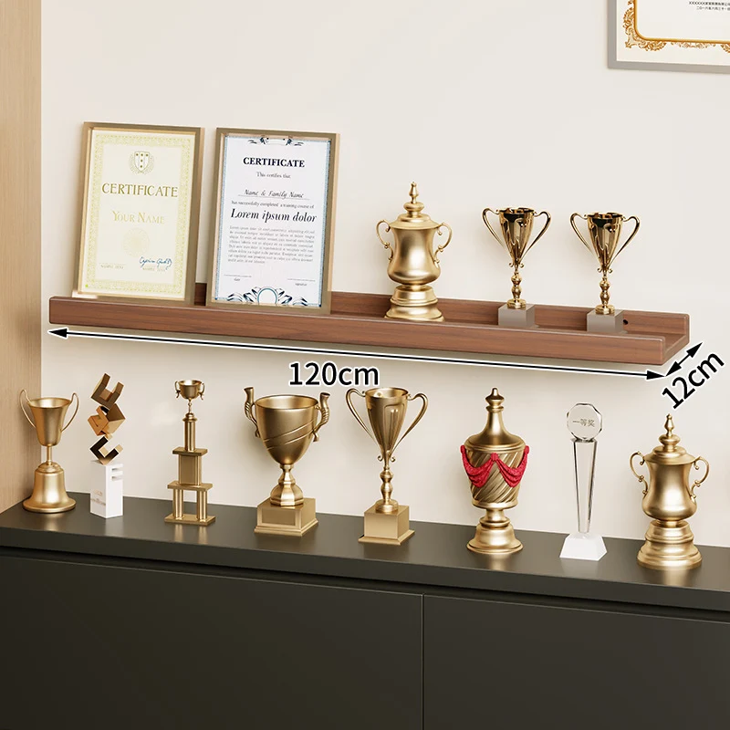 Wandmontierte Schwimmende Display-Regal Lackiertes Hochglanz-MDF