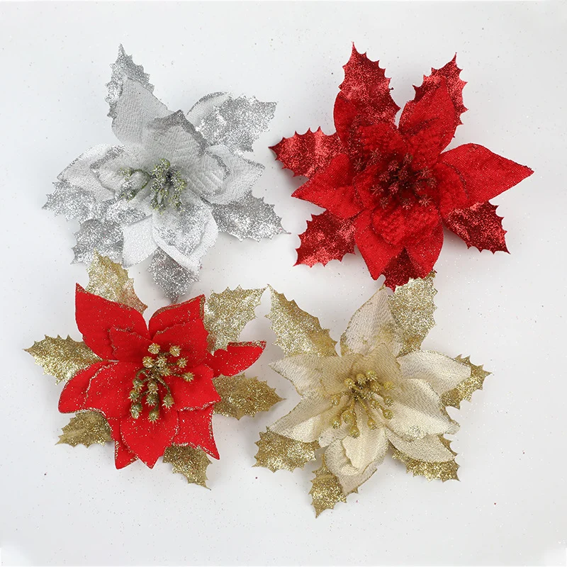 Dekorative glitzernde Blumenakzent Brosche Brehn