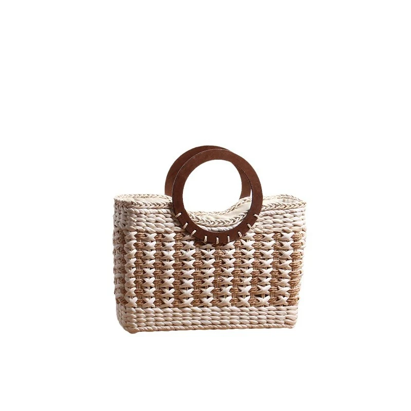 Handtasche mit rundem Holzgriff Skanto