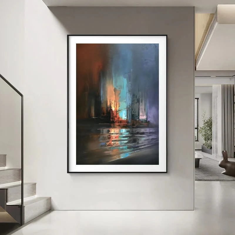 Abstrakte impressionistische Leinwand Wandkunst