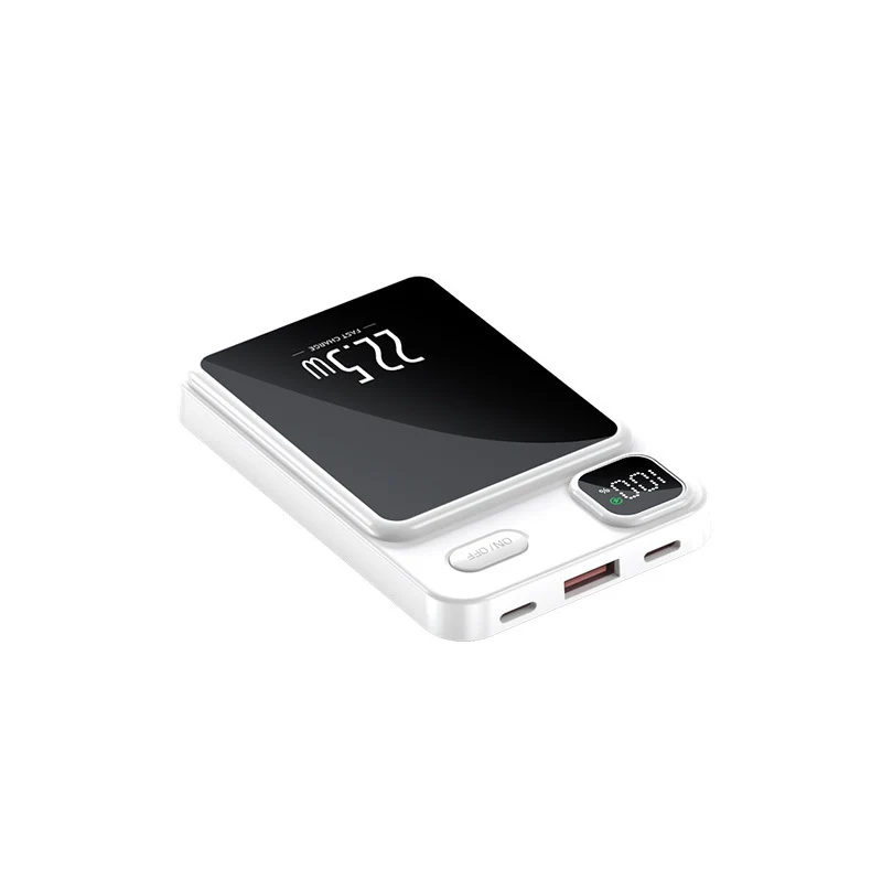 Tragbare Powerbank mit modernster Schnellladung und Digitalanzeige Skanto