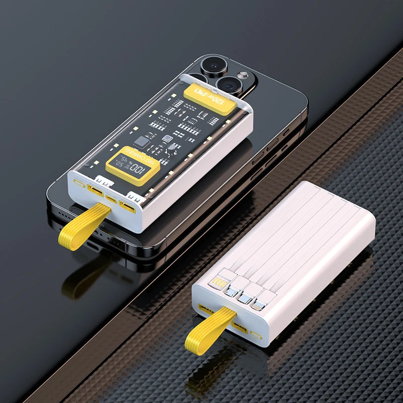 Tragbare Powerbank mit High-Tech-Ladeinformationen und USB-C-Unterstützung Skanto