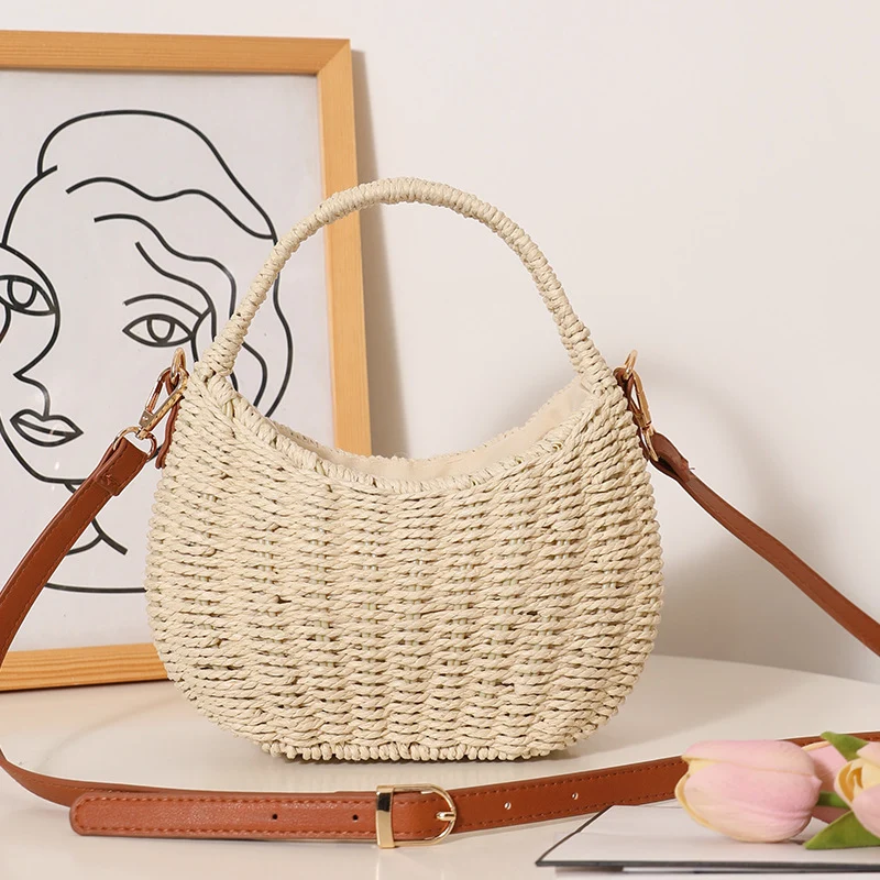 Hochwertige Handtasche aus Naturmaterial Skanto