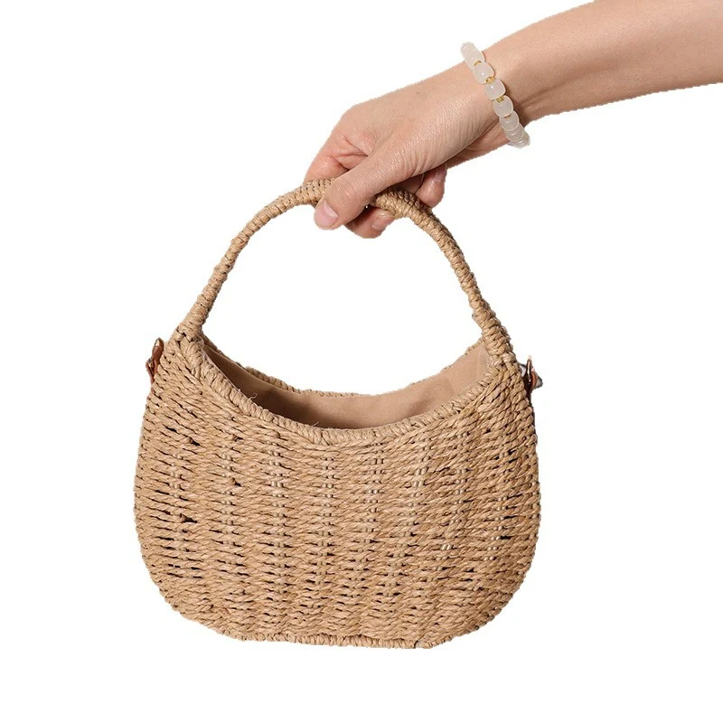 Hochwertige Handtasche aus Naturmaterial Skanto
