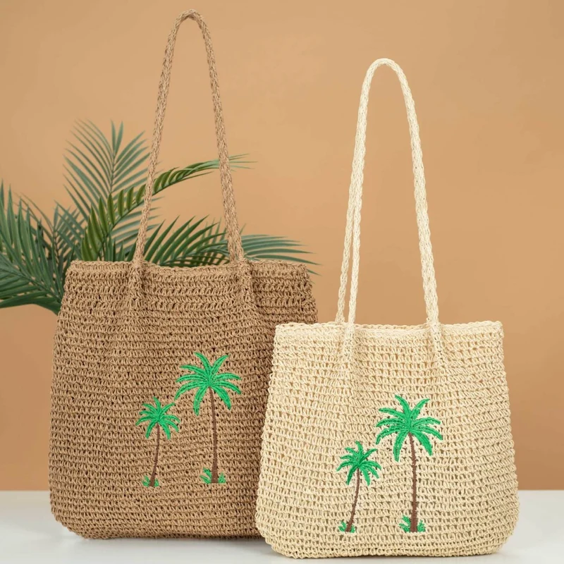 Trendige Strohtasche Skanto