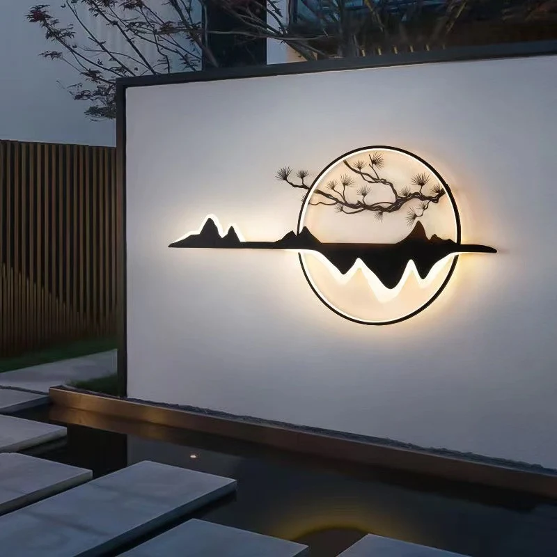 Zeitgenössische Künstlerische Wandlampe