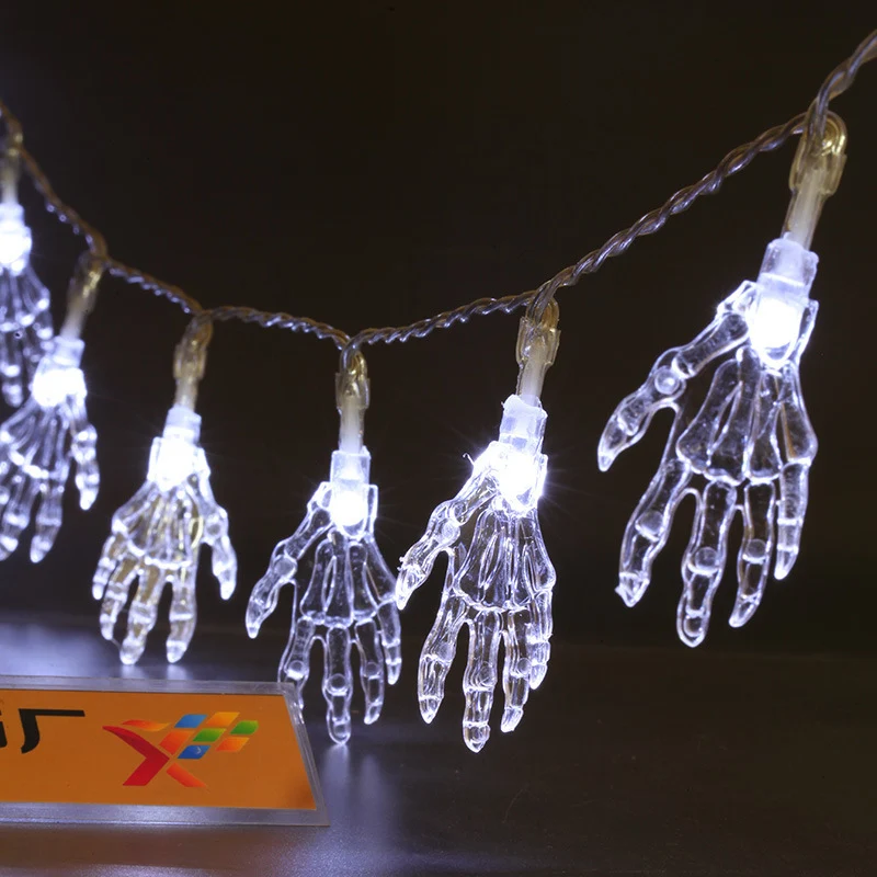 Gruselige LED Hand Lichterkette Brehn