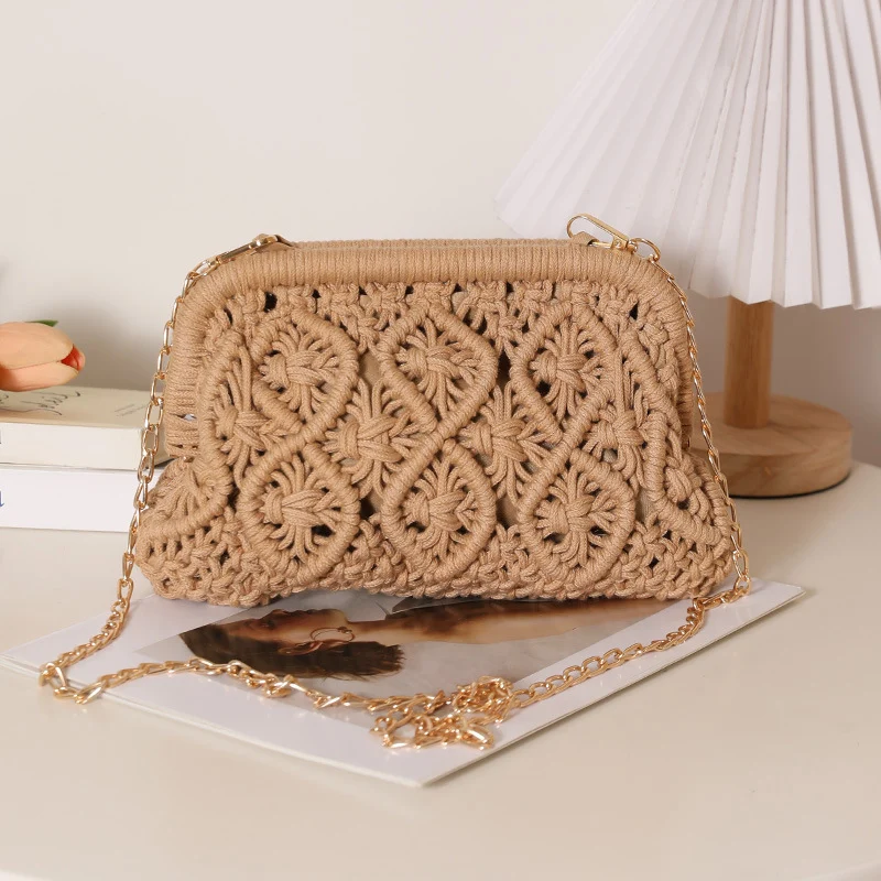 Handgeknüpfte Crossbody Bag im Boho-Stil Skanto