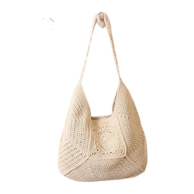 Handgeknüpfte Tote Bag im modernen Makramee-Stil Skanto