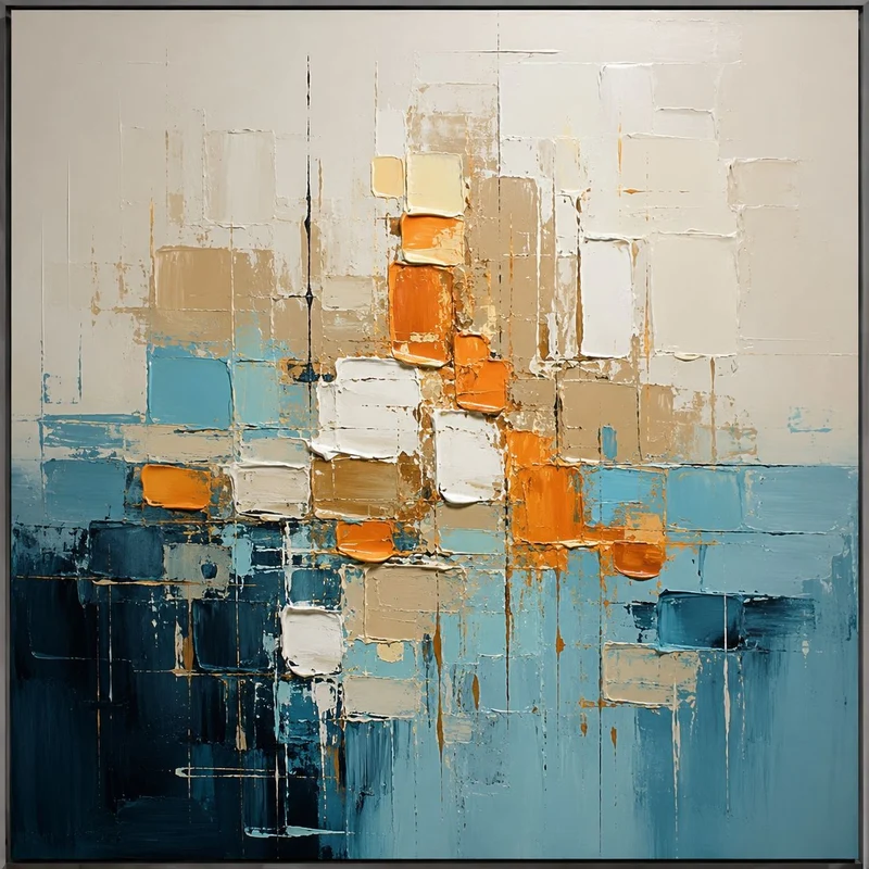 Abstrakte Geometrische Leinwandkunst