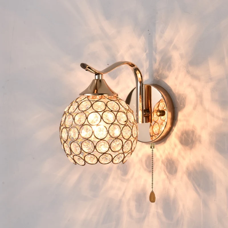 Kristallakzent-Wandlampe