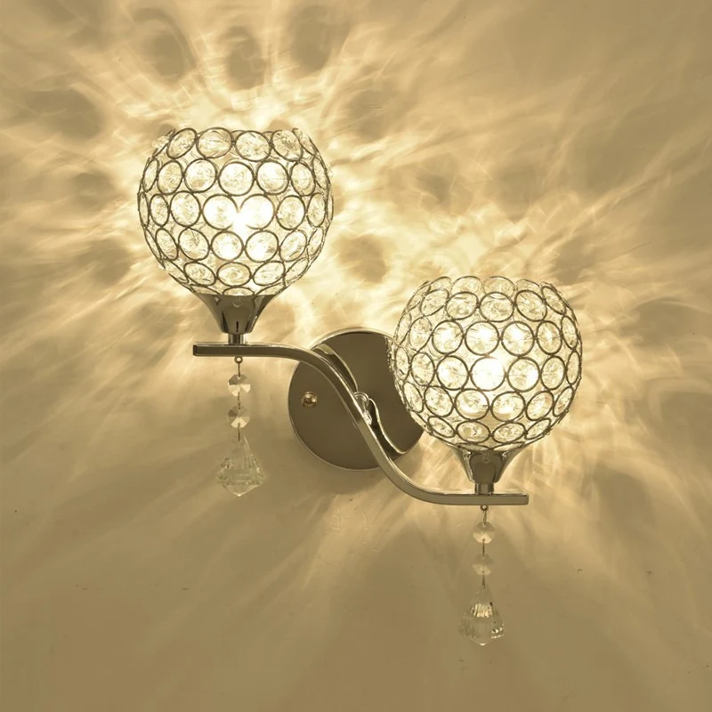 Kristallakzent-Wandlampe