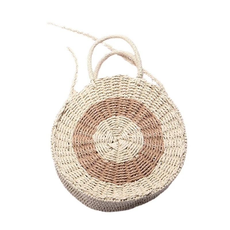 Handgemachter runder Raffia-Korb Skanto