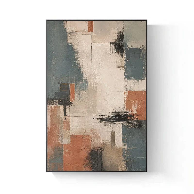 Abstract Texturiertes Wandkunstwerk für das Zuhause