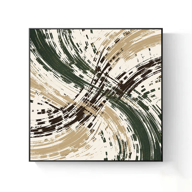 Abstrakte Pinselstrich Leinwand Wandkunst