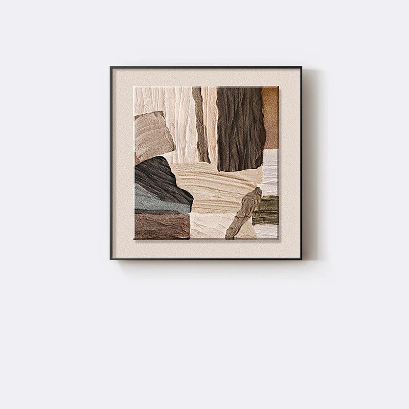 Abstrakte textile Wandkunst