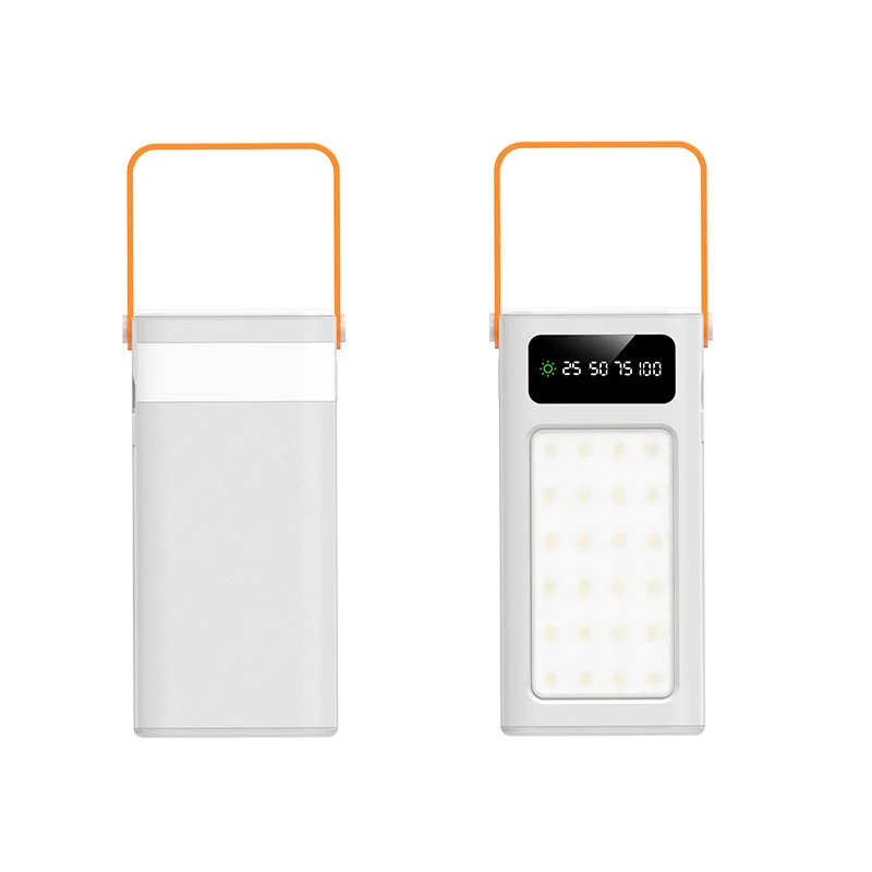 Tragbare LED-Powerbank mit integriertem Display und Griff Skanto