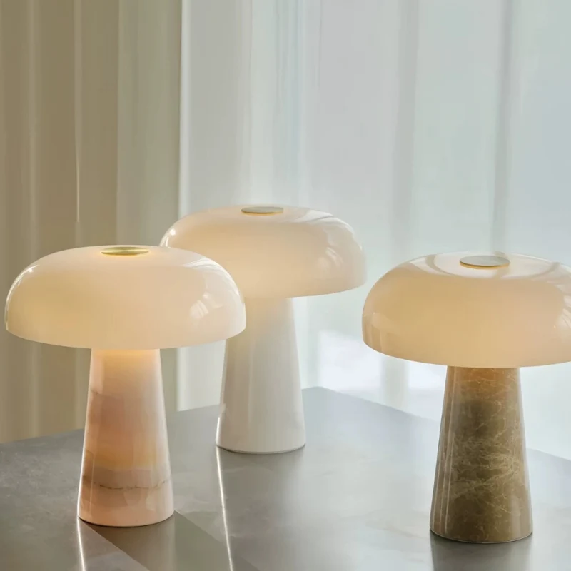 Moderne Pilz Tischlampe