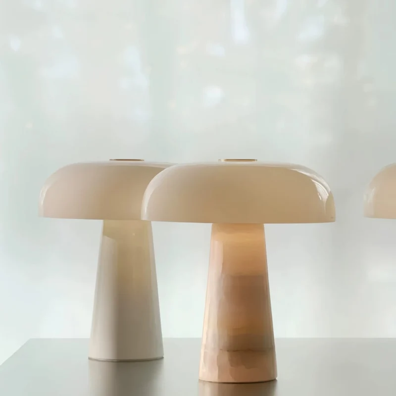 Moderne Pilz Tischlampe