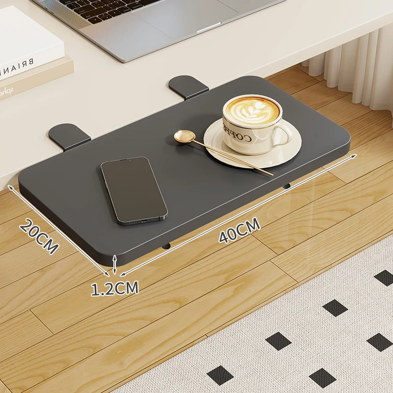 Clip-On Bambus Klappbecher und Snack-Seiten Tisch mit verstellbarem Drehklemme