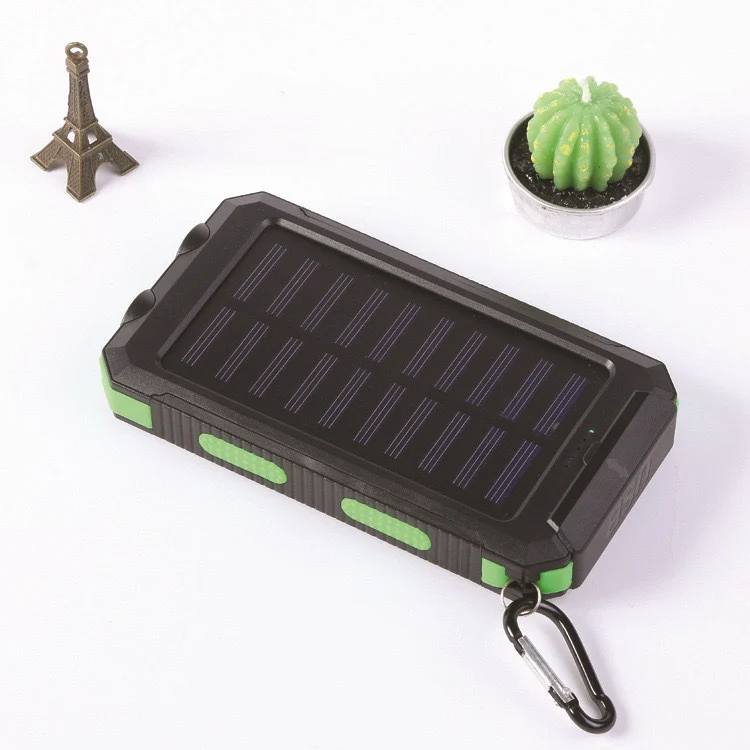 Solar-Powerbank mit robustem Design und integrierter Schnellladefunktion Skanto