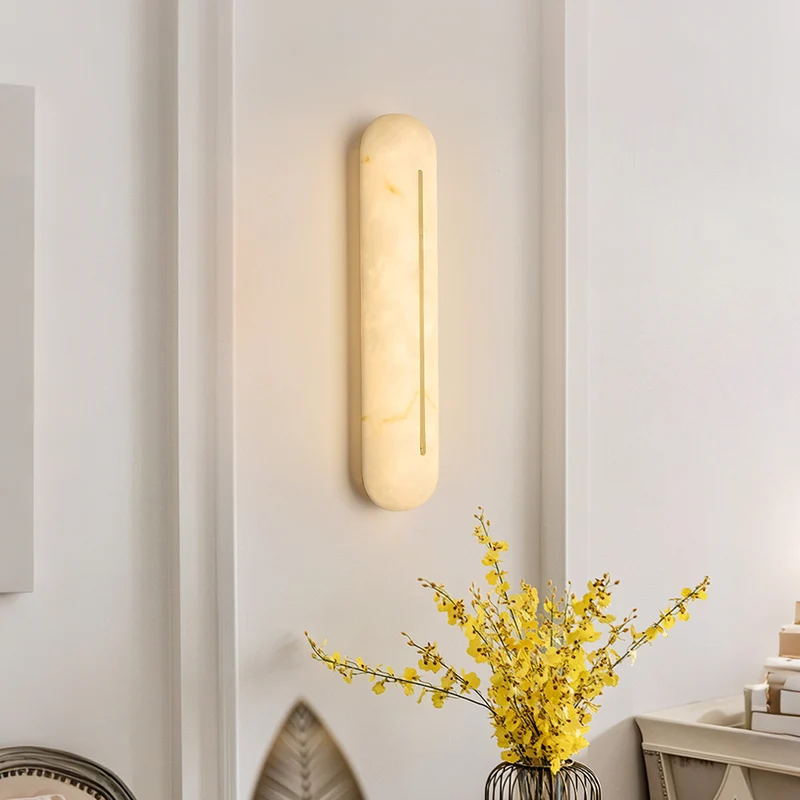 Moderne Marmor-Wandlampe
