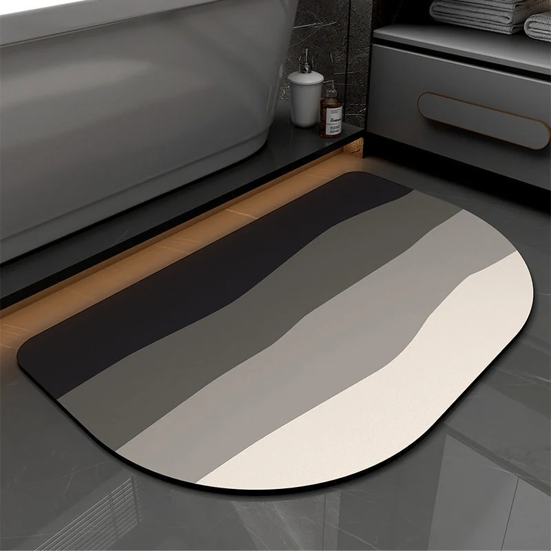 Stylische Badezimmermatte