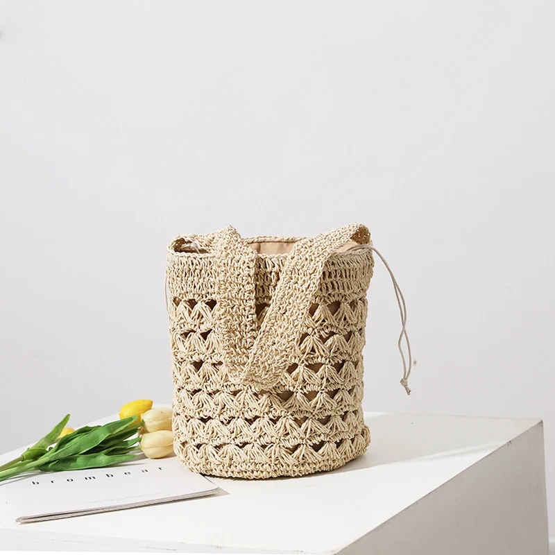 Handgemachte Makramee Shopper-Tasche Skanto