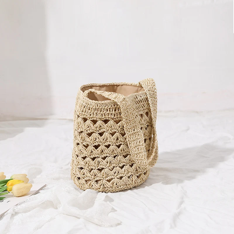 Handgemachte Makramee Shopper-Tasche Skanto