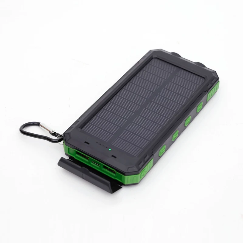 Solar-Powerbank mit Schnellladefunktion und robustem Design Skanto