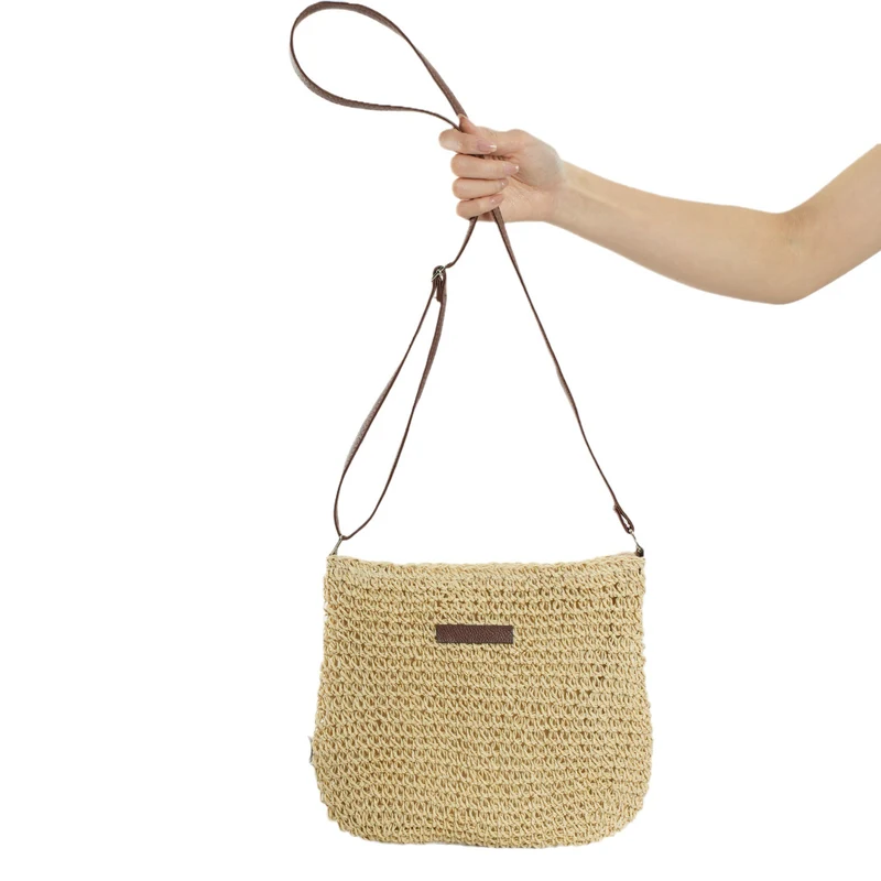 Handgefertigte Rattan-Crossbody-Tasche Skanto