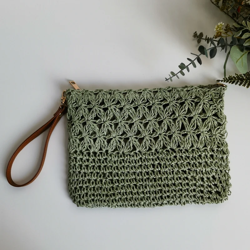 Handgemachte Makramee-Clutch Skanto