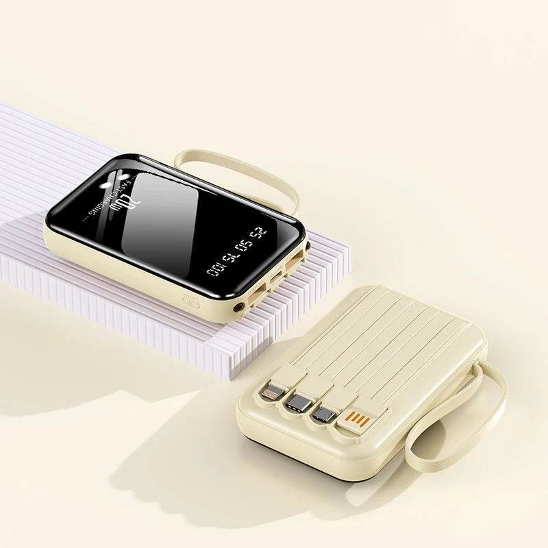 Powerbank mit innovativem Schnellladen und Digitaldisplay Skanto