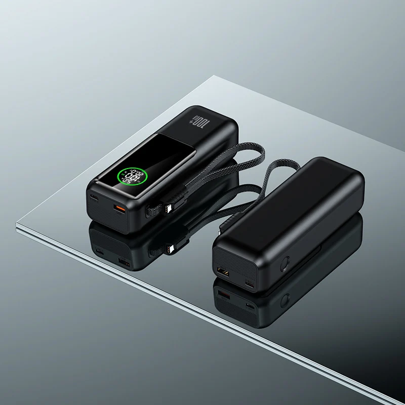 Powerbank mit innovativer Multifunktionalität und digitalem Smart Display Skanto