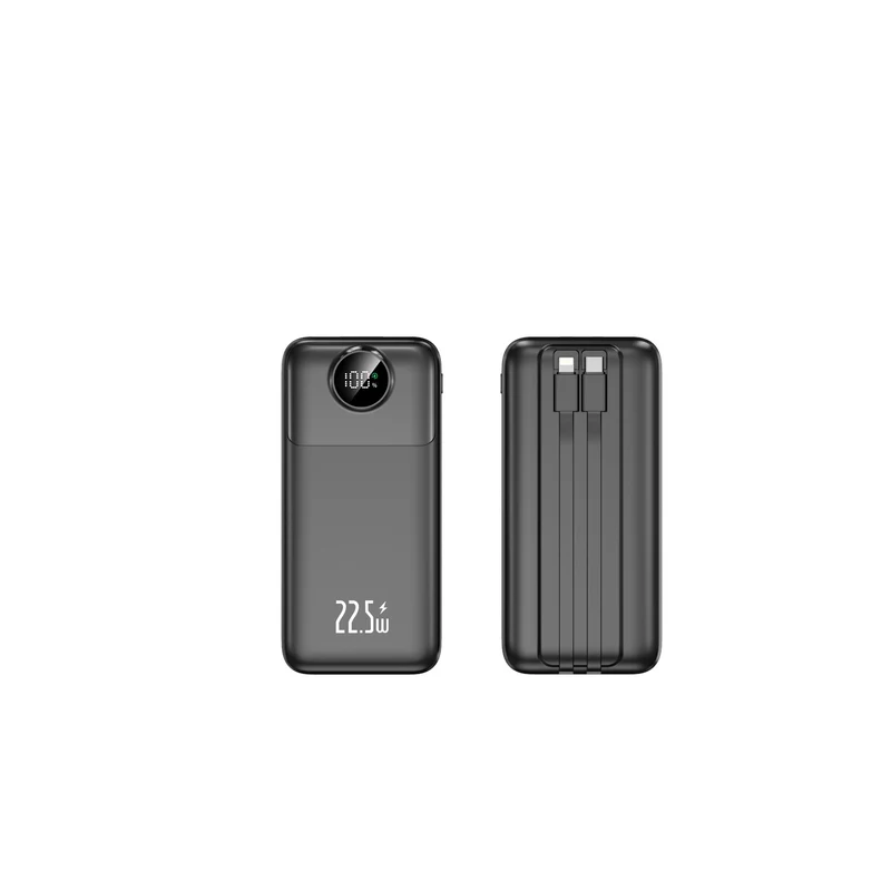 Powerbank mit extrem schneller Ladetechnologie und LED-Display Skanto