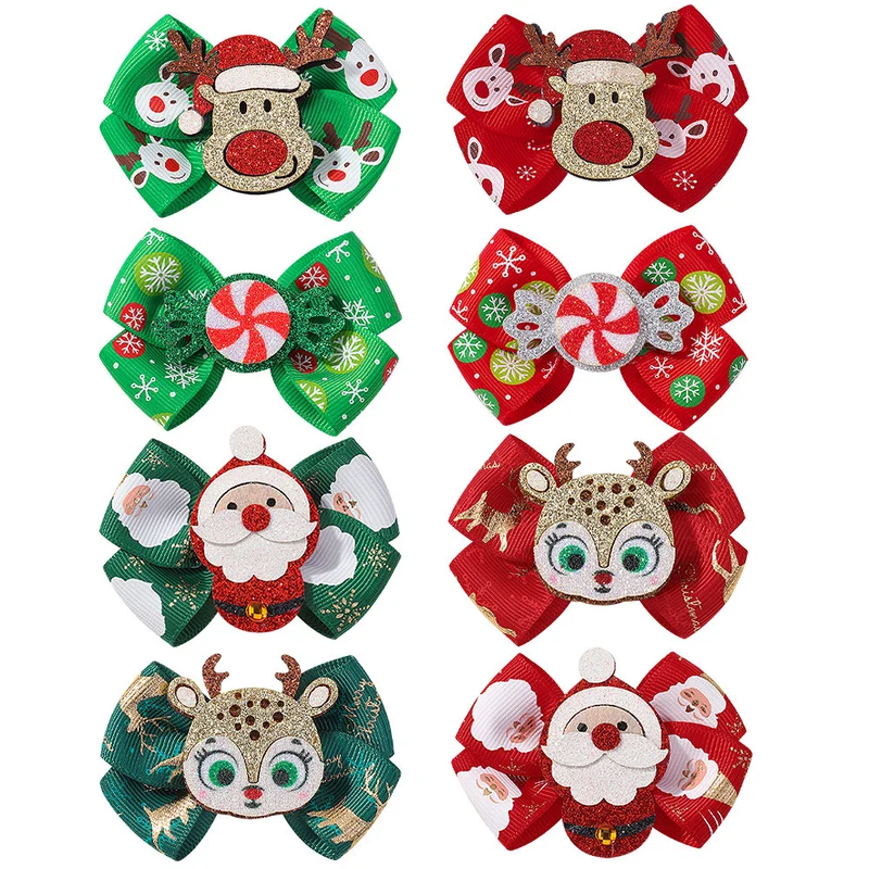Festlicher Feiertags-Haarbow-Clips Brehn