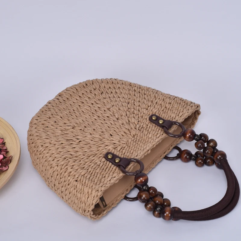 Elegante Stroh-Handtasche Skanto