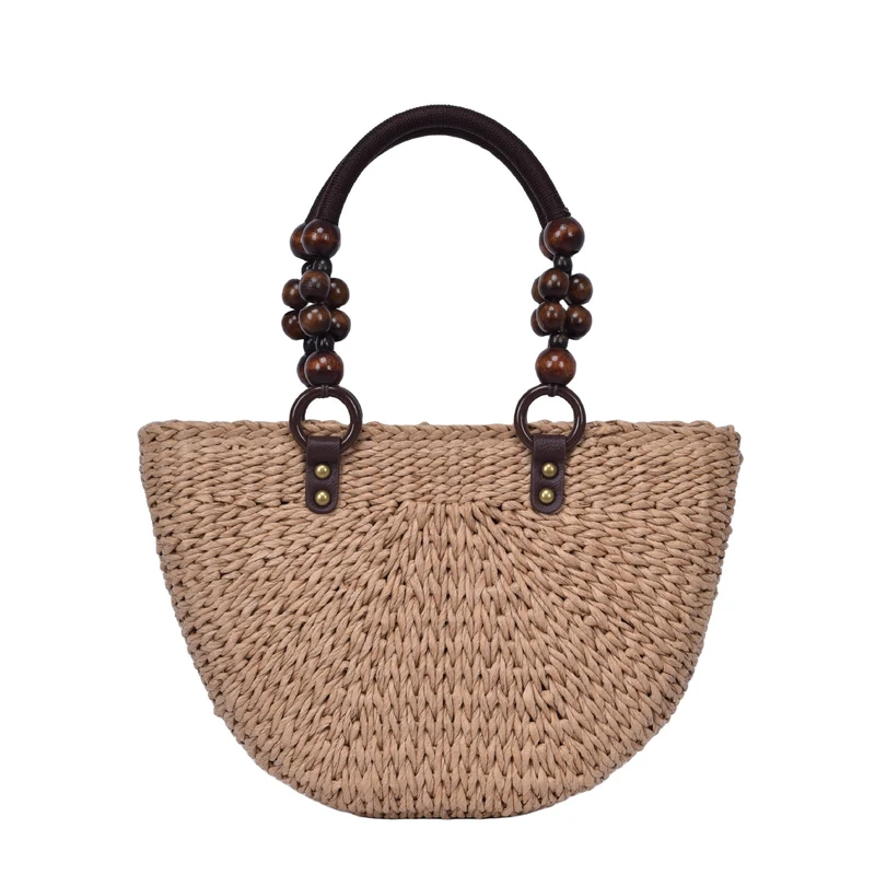 Elegante Stroh-Handtasche Skanto