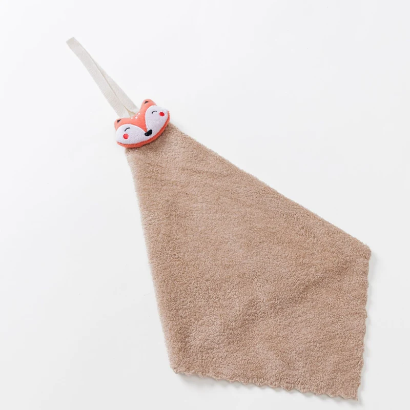Plüsch-Maus-Hauben-Babybadetuch mit Aufhängeschlaufe
