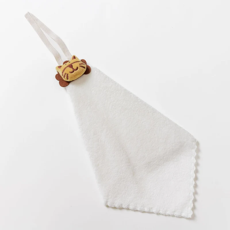 Plüsch-Maus-Hauben-Babybadetuch mit Aufhängeschlaufe
