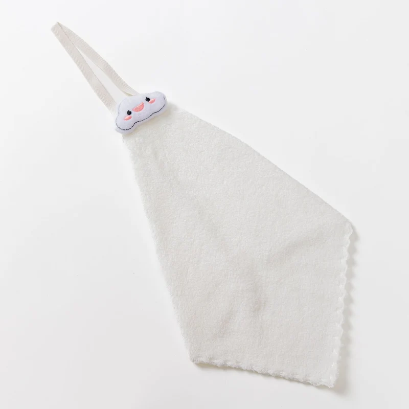 Plüsch-Maus-Hauben-Babybadetuch mit Aufhängeschlaufe
