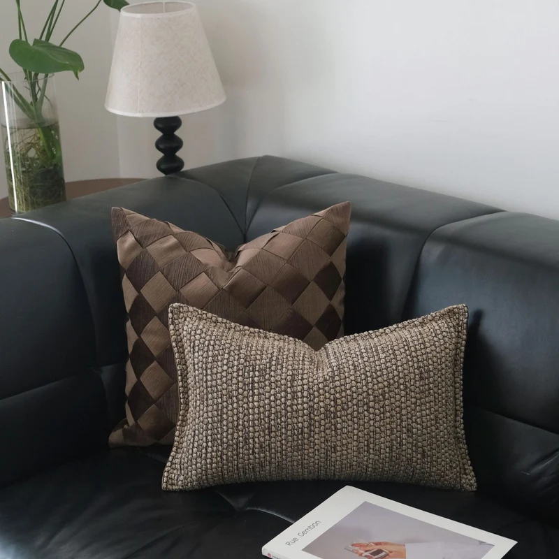 Strukturierte gewebte Akzentkissen für Sofa-Dekor