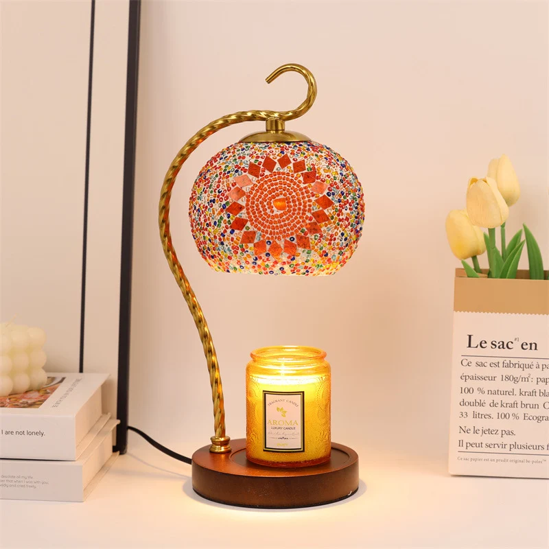 Mosaikglas-Tischlampe