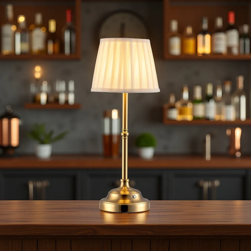 Dekorative Tischlampe
